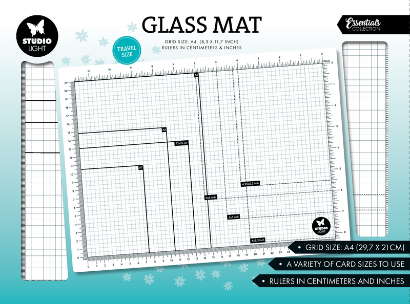 SL Glass Mat A4, Non-Magnetic Essentials 1 Pieces-1