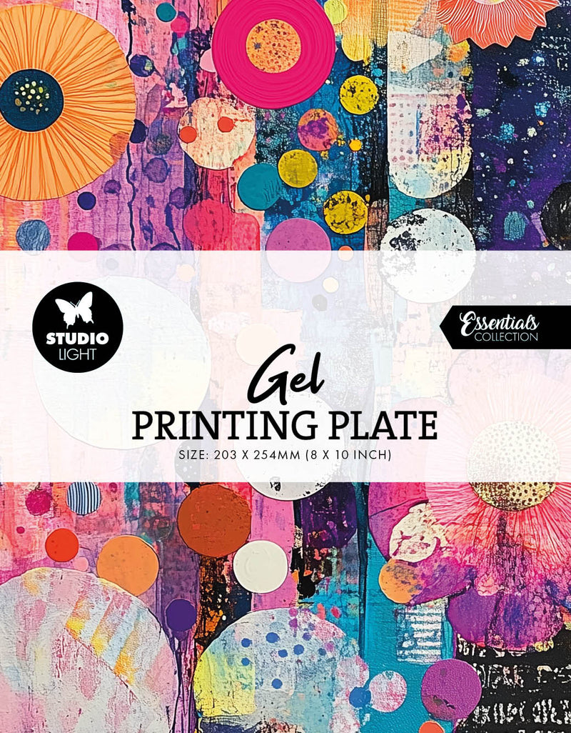 SL Gel Printing Plate 8x10 inch Tools 176x226x10mm 1 Piece-1