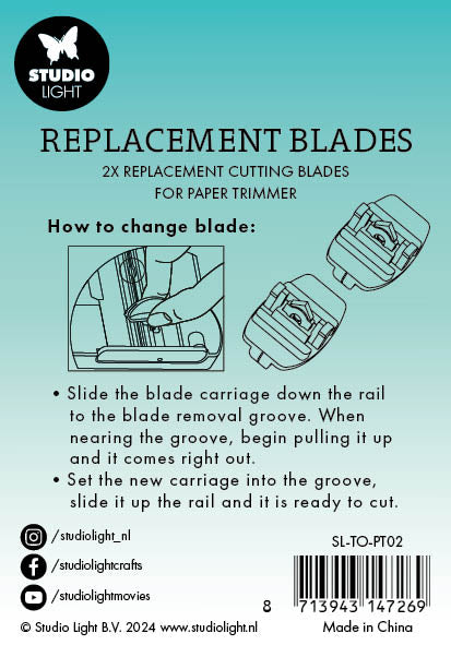 SL Replacement Blades Cutting Essentials Tools 2 PC nr.02-2