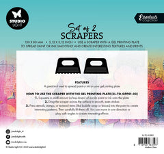 SL Scrapers Set of 2 Tools 160x150x4mm 2 Pieces-2