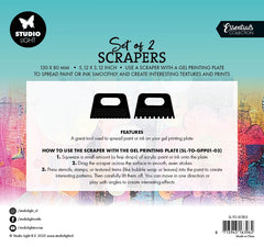 SL Scrapers Set of 2 Tools 160x150x4mm 2 Pieces-2