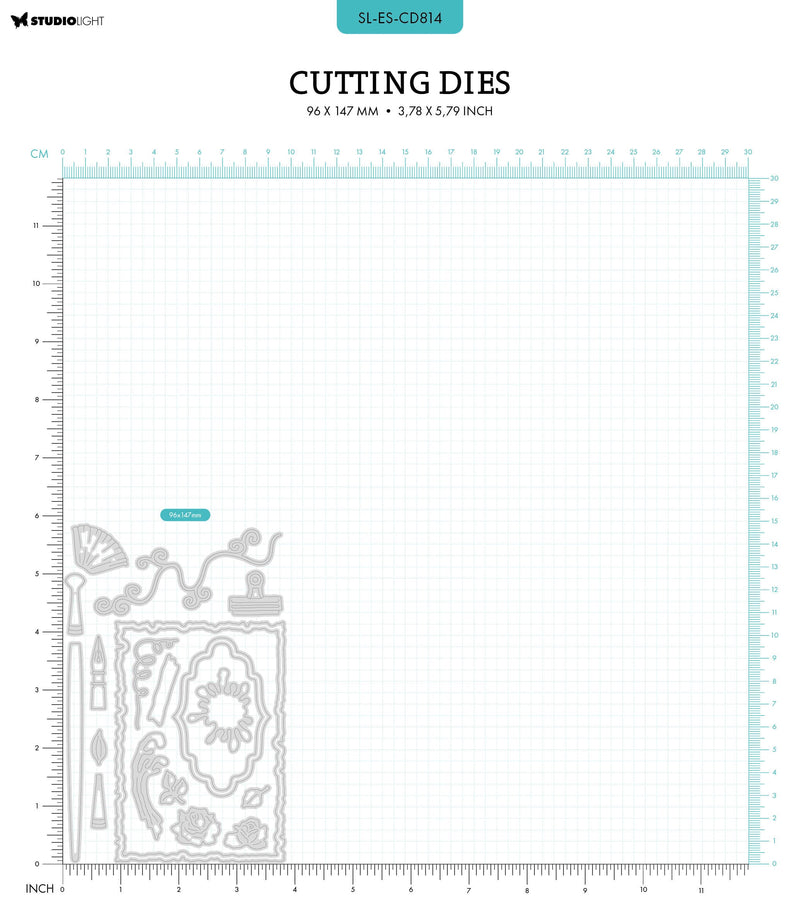 SL Cutting Dies Art Elements Vintage Diaries 20 PC-2
