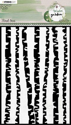 SL Mask Birch Trees Winter Garden 150x210x1mm 1 PC nr. 87-1
