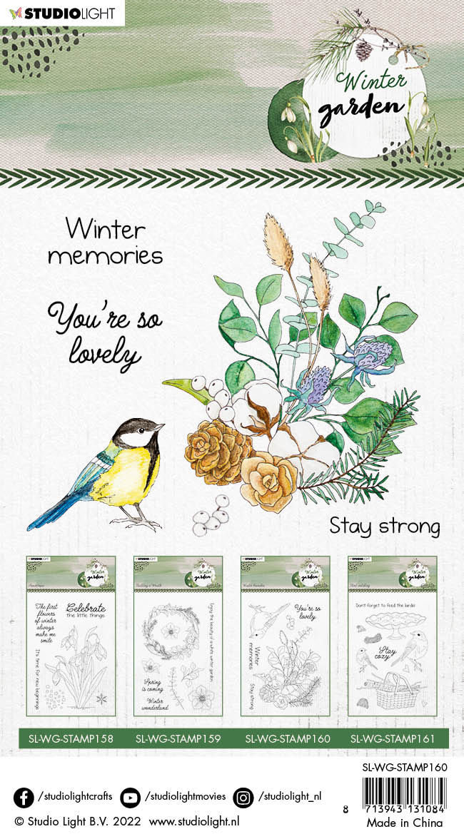 SL Clear Stamp Winter Branches Winter Garden 105x148x3mm 1 PC nr. 160-2