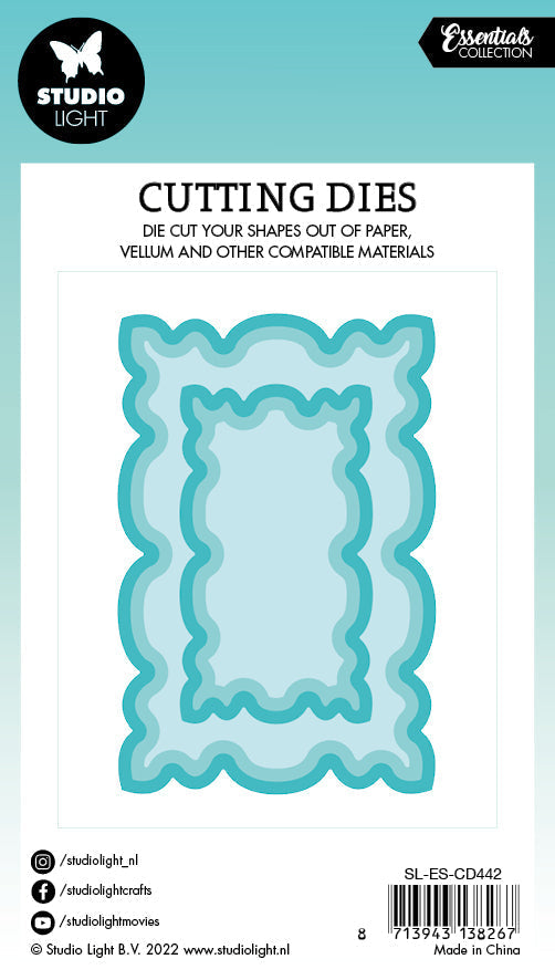 SL Cutting Dies Classic Nested Shape Essentials 61x92x1mm 6 PC nr.442-3