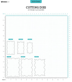 SL Cutting Dies Classic Nested Shape Essentials 61x92x1mm 6 PC nr.442-2
