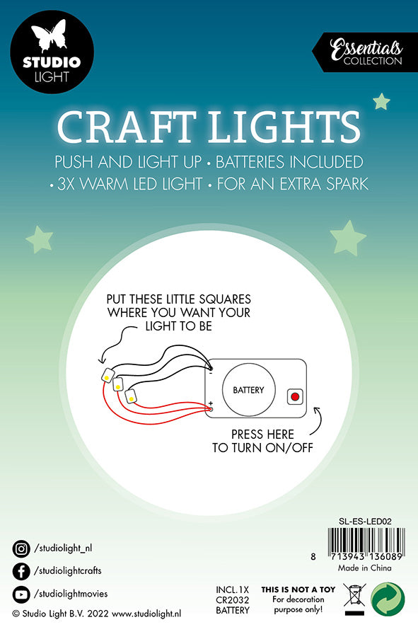 SL Craft Lights Batteries Included Essential Tools 150x100x10mm 3 PC nr.02-3
