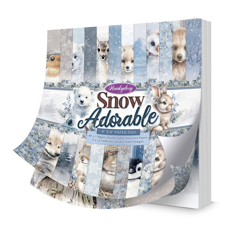 Snow Adorable 8" x 8" Paper Pad-1