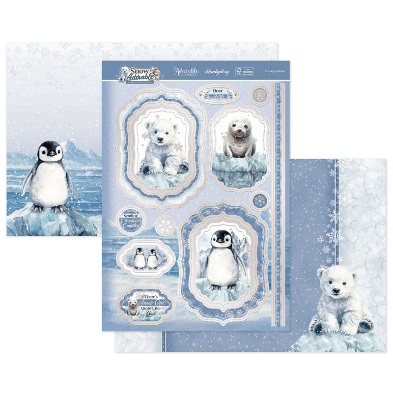 Snowy Scenes Luxury Topper Set-1