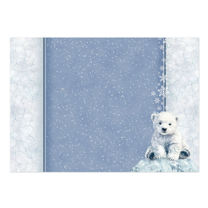 Snowy Scenes Luxury Topper Set-3