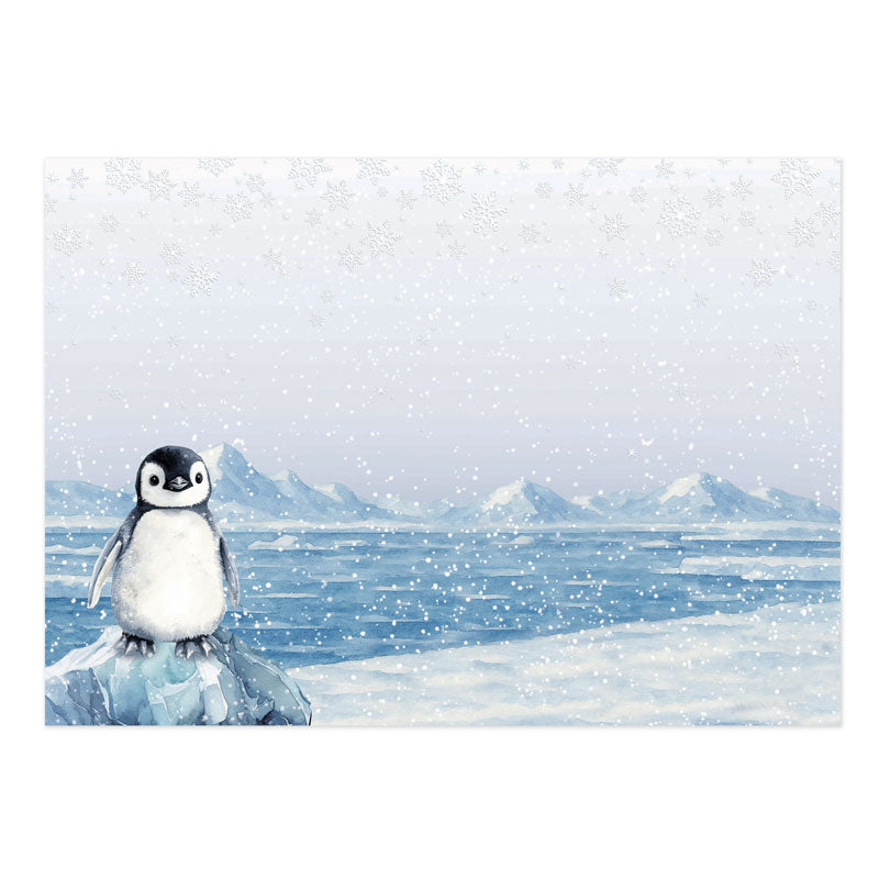 Snowy Scenes Luxury Topper Set-4