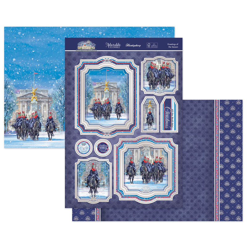 Greetings Of The Season Luxury Topper Set-1