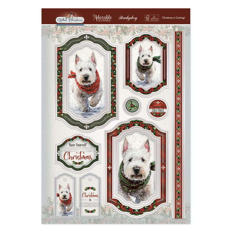 Noël approche ! Ensemble de luxe pour carte-2