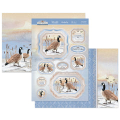 Flying Home For Christmas Luxury Topper Set-1