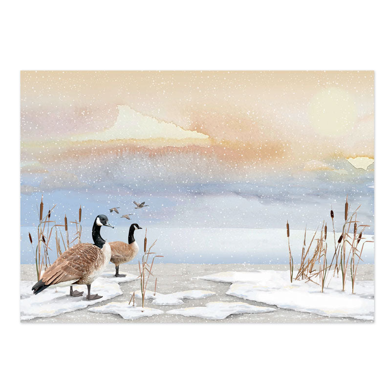 Flying Home For Christmas Luxury Topper Set-4