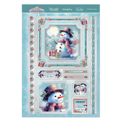 Un adorable bonhomme de neige – Kit de décoration de luxe-2