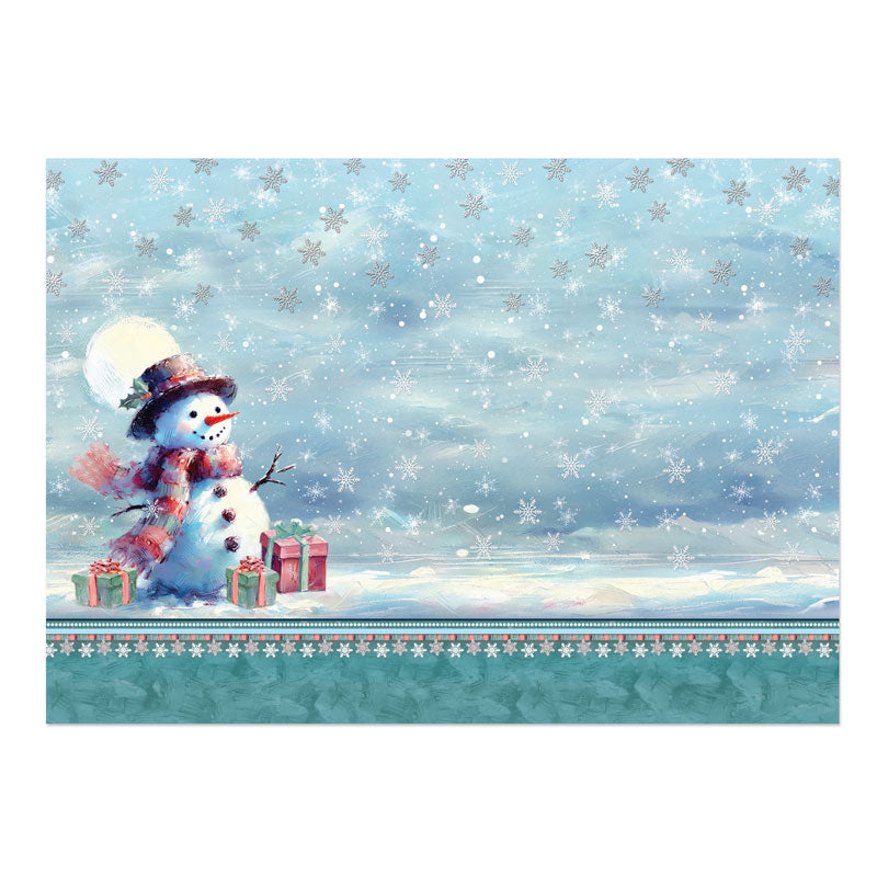 Un adorable bonhomme de neige – Kit de décoration de luxe-3