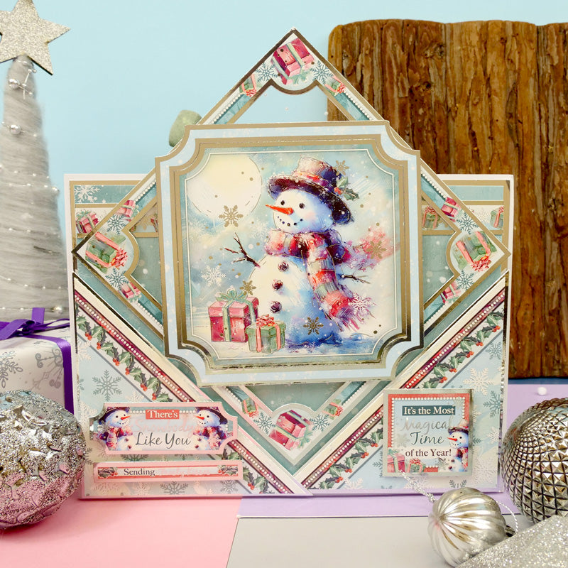 Un adorable bonhomme de neige – Kit de décoration de luxe-5