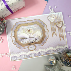 Set de adornos de lujo El lago de los cisnes-10