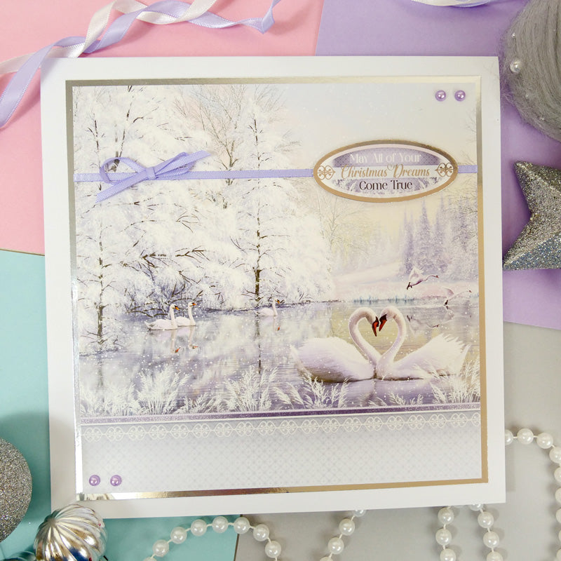 Set de adornos de lujo El lago de los cisnes-5