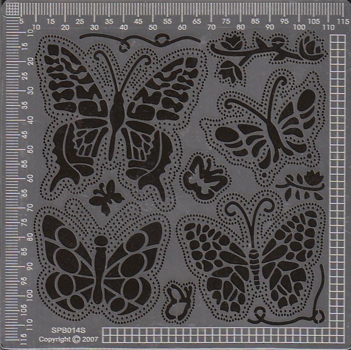 Ecstasy Crafts Exclusive Templates Small -Butterflies-1