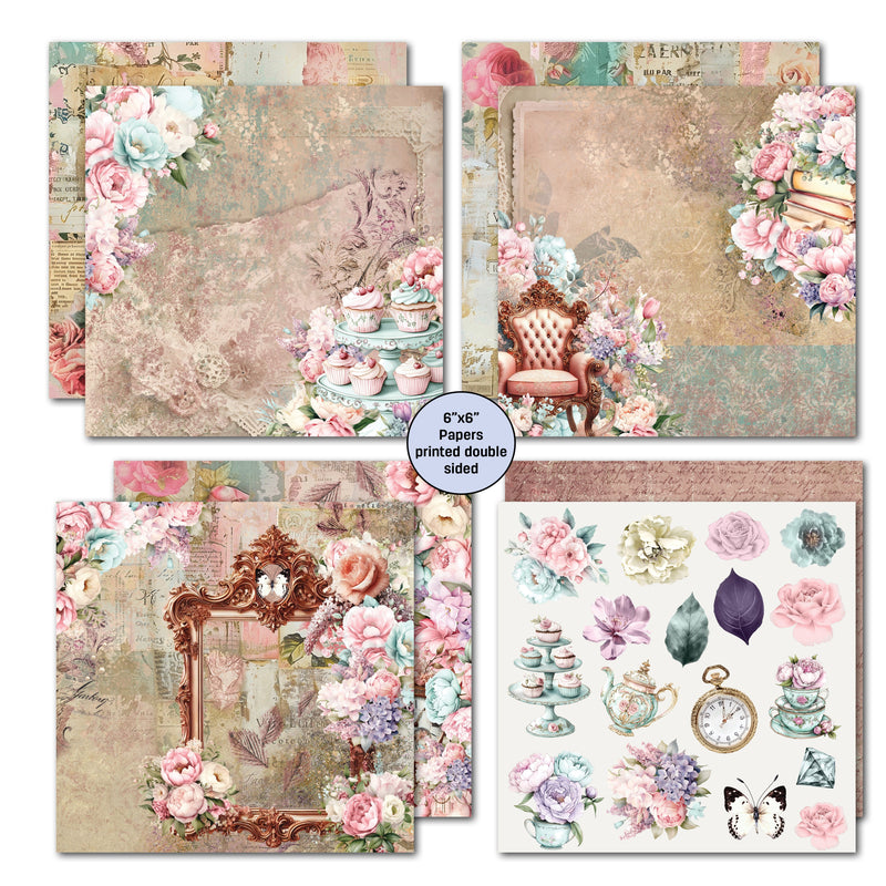 3Quarter Designs Positivi-Tea 6x6 Paper Pack-3