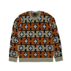 HUF 'Space Age' Crewneck Sweater - Sunset-1