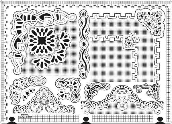 Ecstasy Crafts Exclusive Templates Large -Corners and Edges-1
