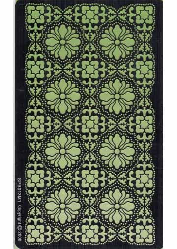 Ecstasy Crafts Exclusive Piecing/Embossing Templates -Ornate flowers-1