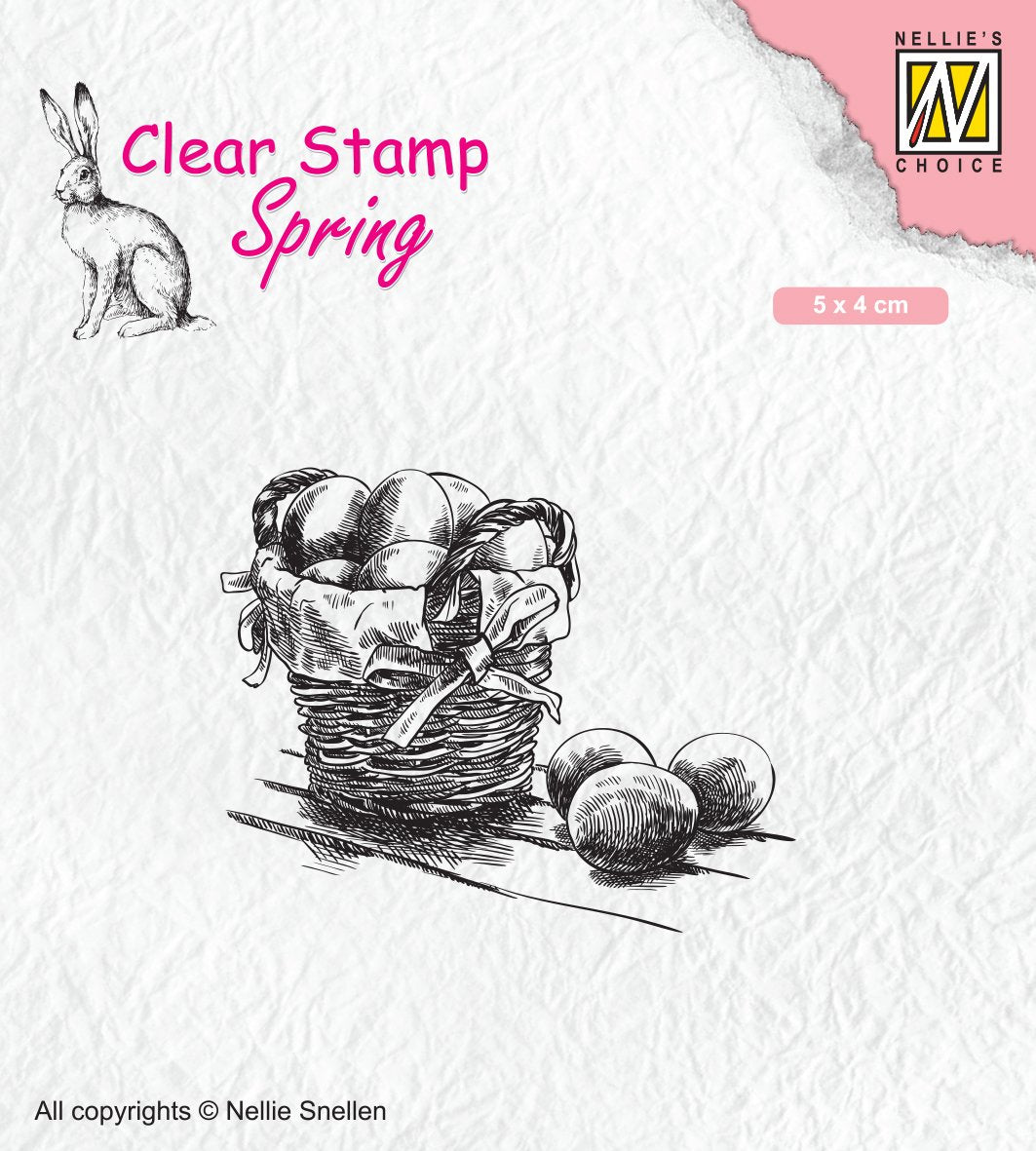Clear Stamp Spring Easter Eggs-1