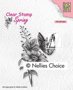 Clear Stamp Spring Butterfly-1
