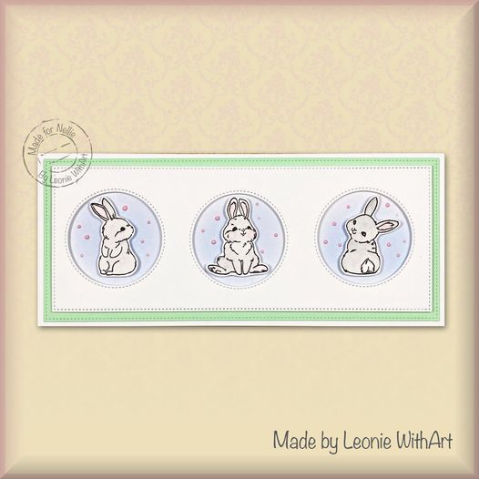 Nellie's Choice Clear Stamp Spring - Cute Rabbit-3-2