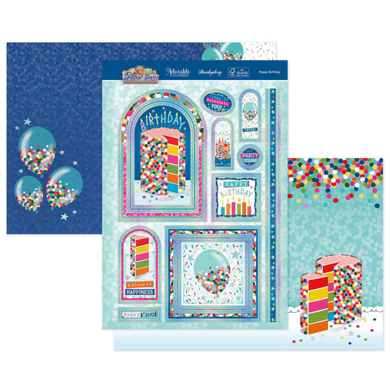 Happy Birthday Luxury Topper Set-1