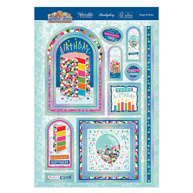 Happy Birthday Luxury Topper Set-2