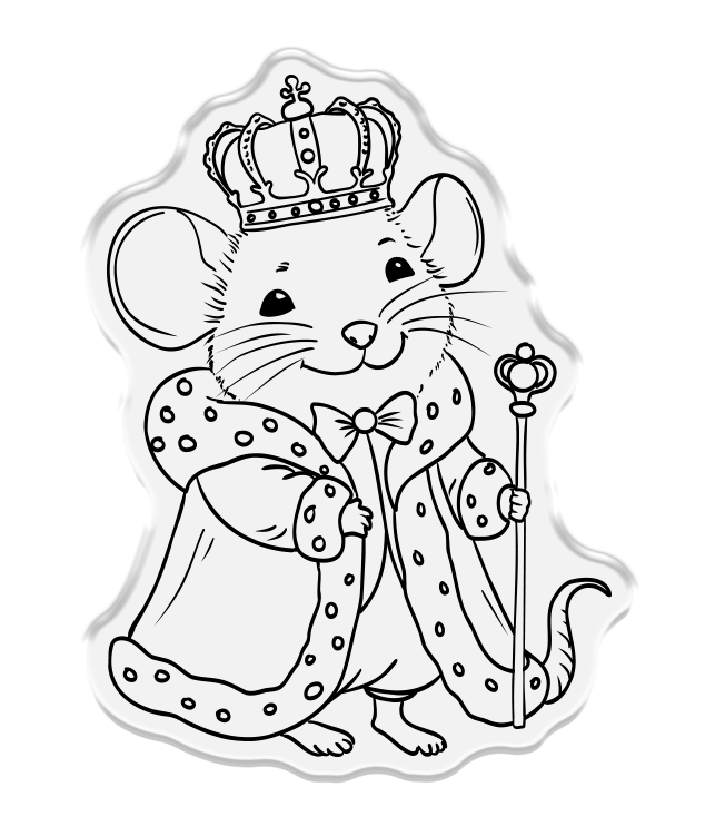 Sara Signature A Christmas Dream Stamp and Die - King Mouse-3