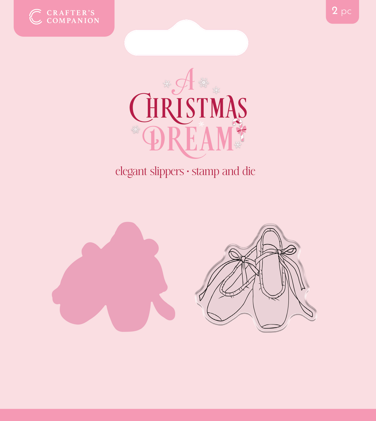Sara Signature A Christmas Dream Stamp and Die - Elegant Slippers-1