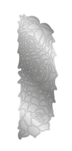 Sara Signature Thorn & Bloom Metal Die Edge'able - Midnight Rose Filigree-2