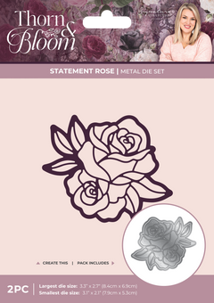 Sara Signature Thorn & Bloom Metal Die - Statement Rose-1