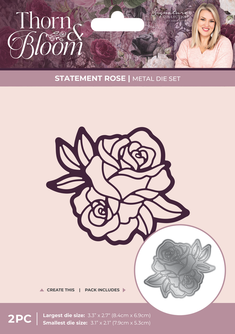 Sara Signature Thorn & Bloom Metal Die - Statement Rose-1
