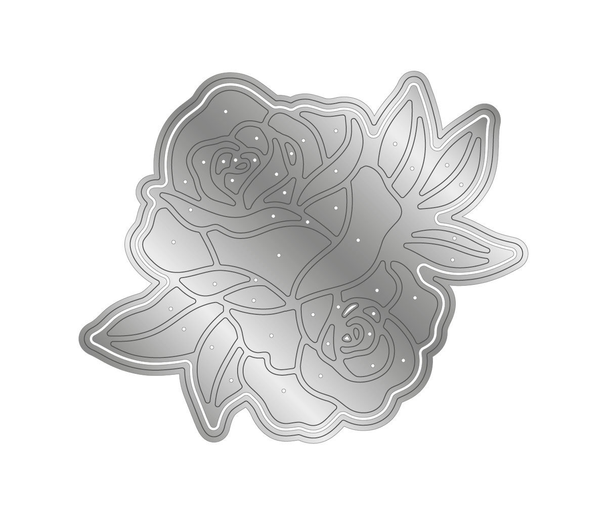 Sara Signature Thorn & Bloom Metal Die - Statement Rose-2