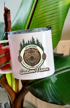 Go Outside Stainless Steel 17oz Coffee Mug-1