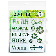 Lavinia Stencil - Words 1-1
