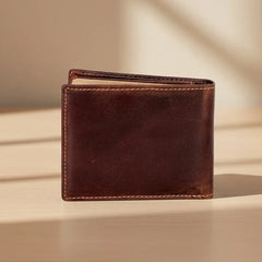 Greenwood Men's Leather Bifold Wallet. Premium RFID Protection Wallet with Flip Compartment-2