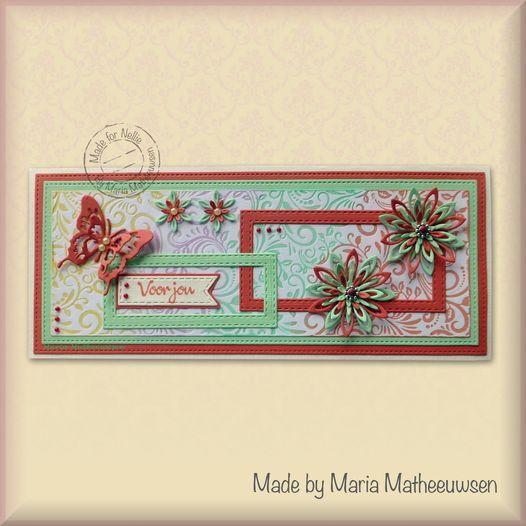Nellie's Choice Stamping Die Slimline - Flowers-5