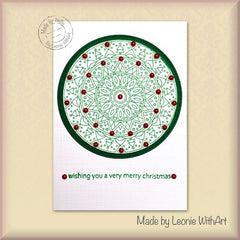 Nellie's Choice Stamping Dies Round - Christmas Trees-3