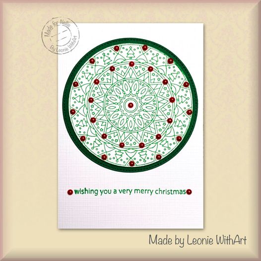 Nellie's Choice Stamping Dies Round - Christmas Trees-3