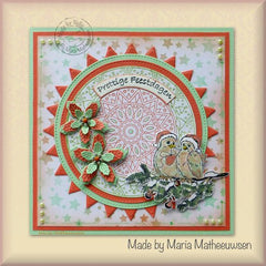 Nellie's Choice Stamping Dies Round - Christmas Trees-4