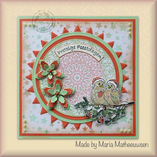 Nellie's Choice Stamping Dies Round - Christmas Trees-4