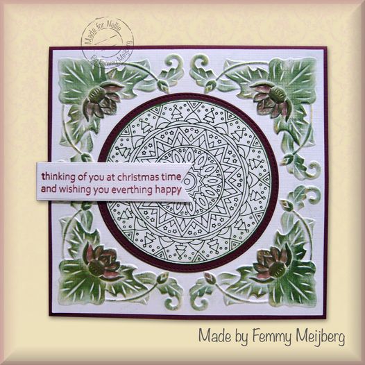 Nellie's Choice Stamping Dies Round - Christmas Trees-5