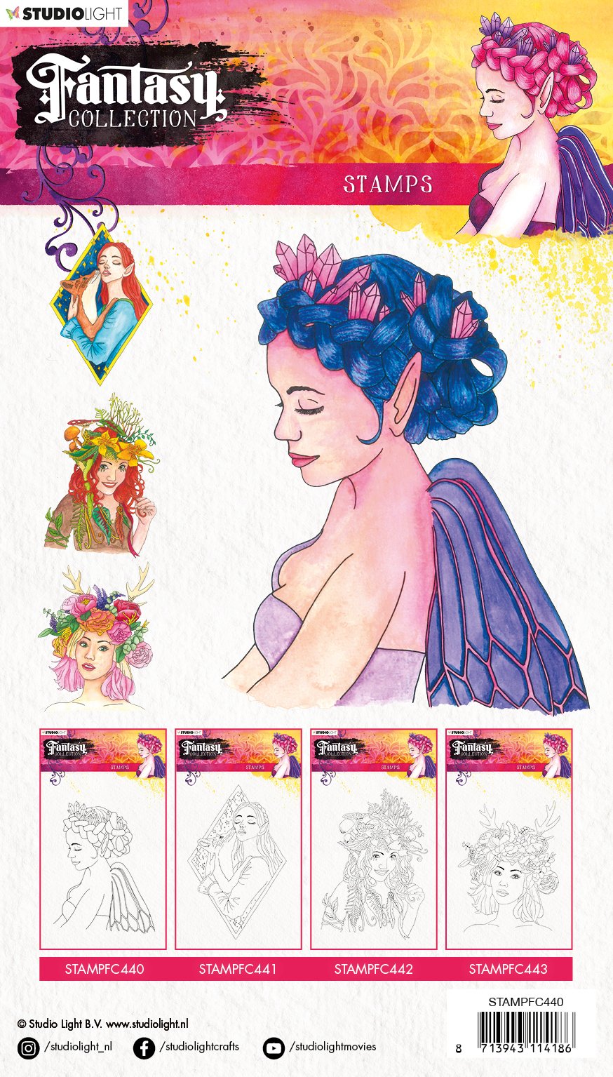 Stamp A5 Fairy, Fantasy Collection 2.0 nr.440-2